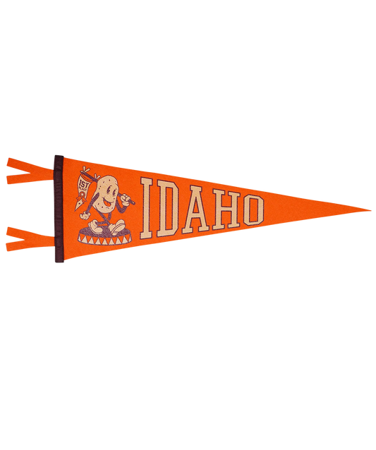 Idaho State Retro Wool Pennant