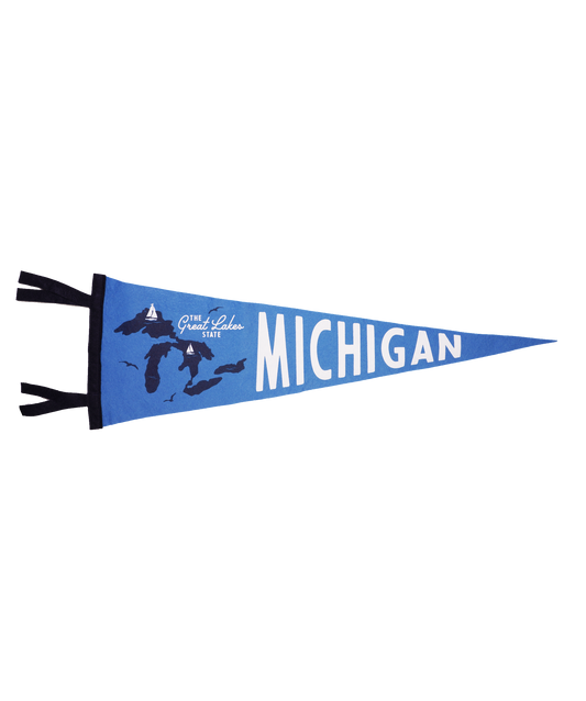 Michigan State Retro Wool Pennant
