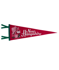 New Hampshire State Retro Wool Pennant