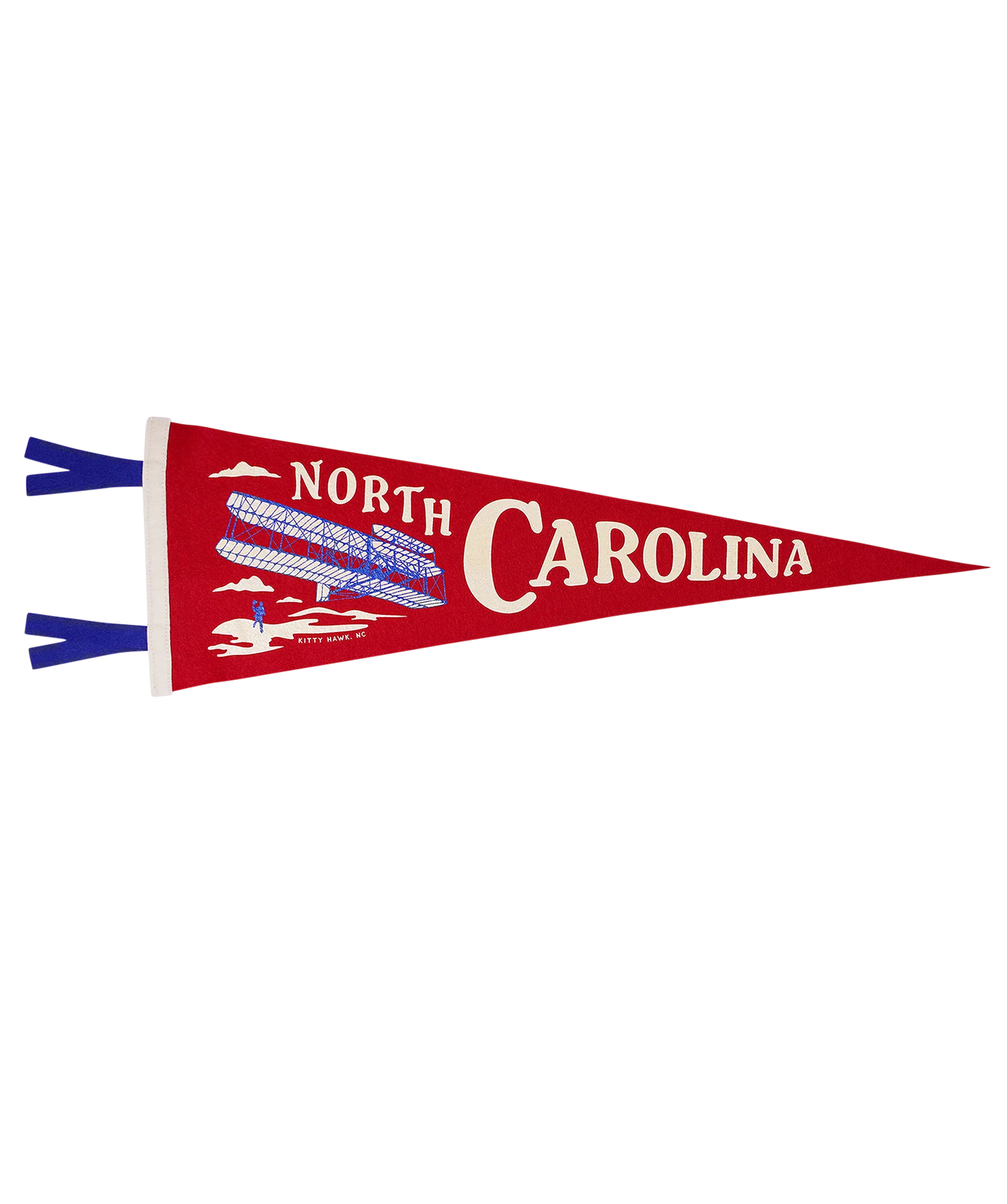 North Carolina State Retro Wool Pennant