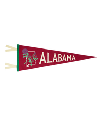 Alabama State Retro Wool Pennant