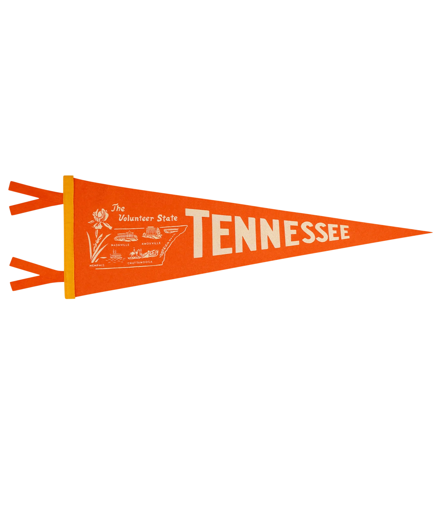 Tennessee State Retro Wool Pennant
