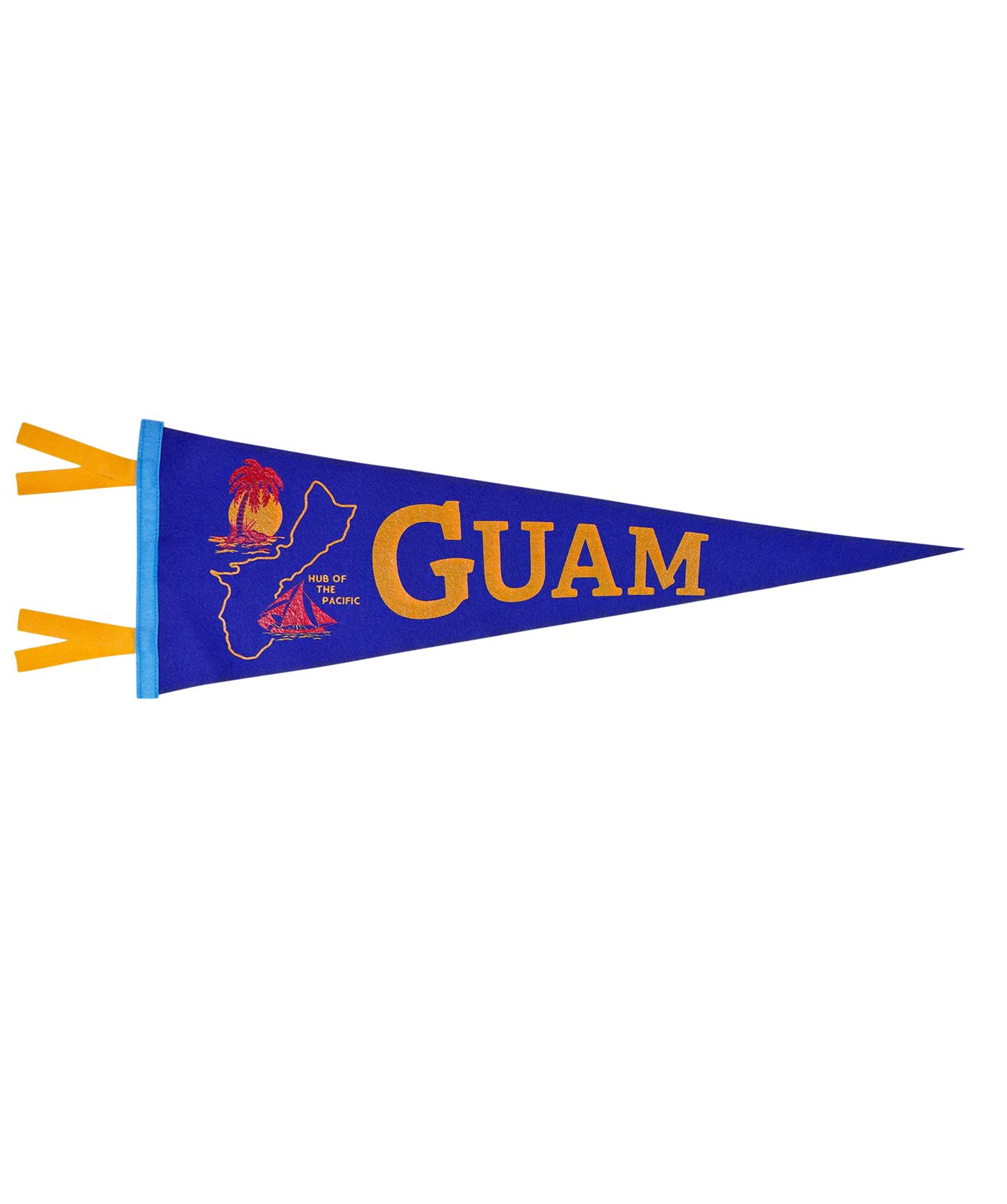 Guam Retro Wool Pennant