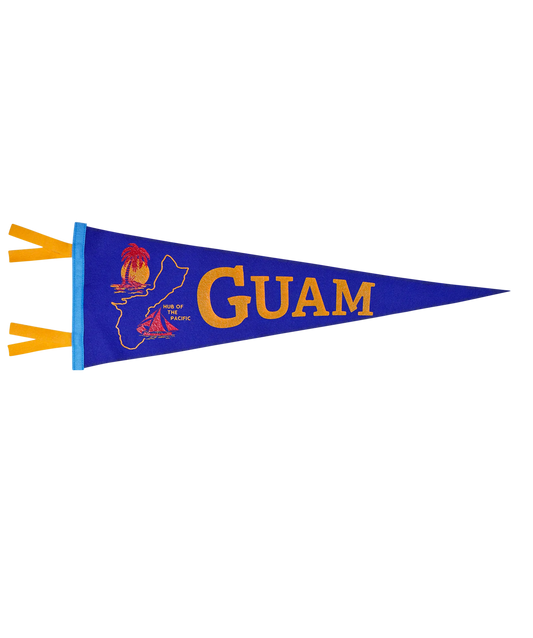 Guam Retro Wool Pennant