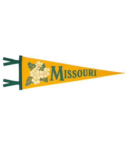 Missouri State Retro Wool Pennant