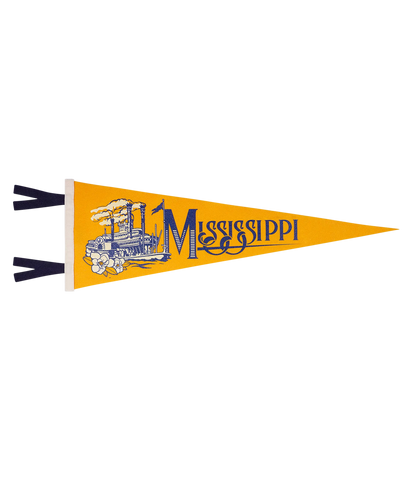 Mississippi State Retro Wool Pennant
