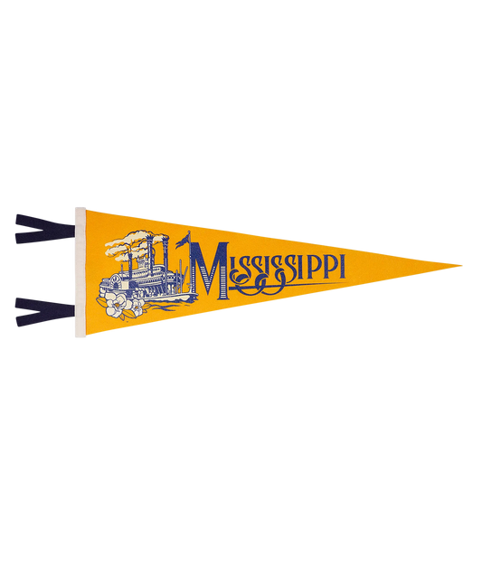 Mississippi State Retro Wool Pennant
