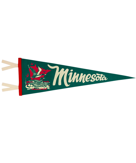 Minnesota State Retro Wool Pennant