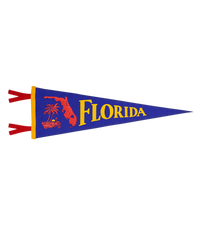 Florida State Retro Wool Pennant