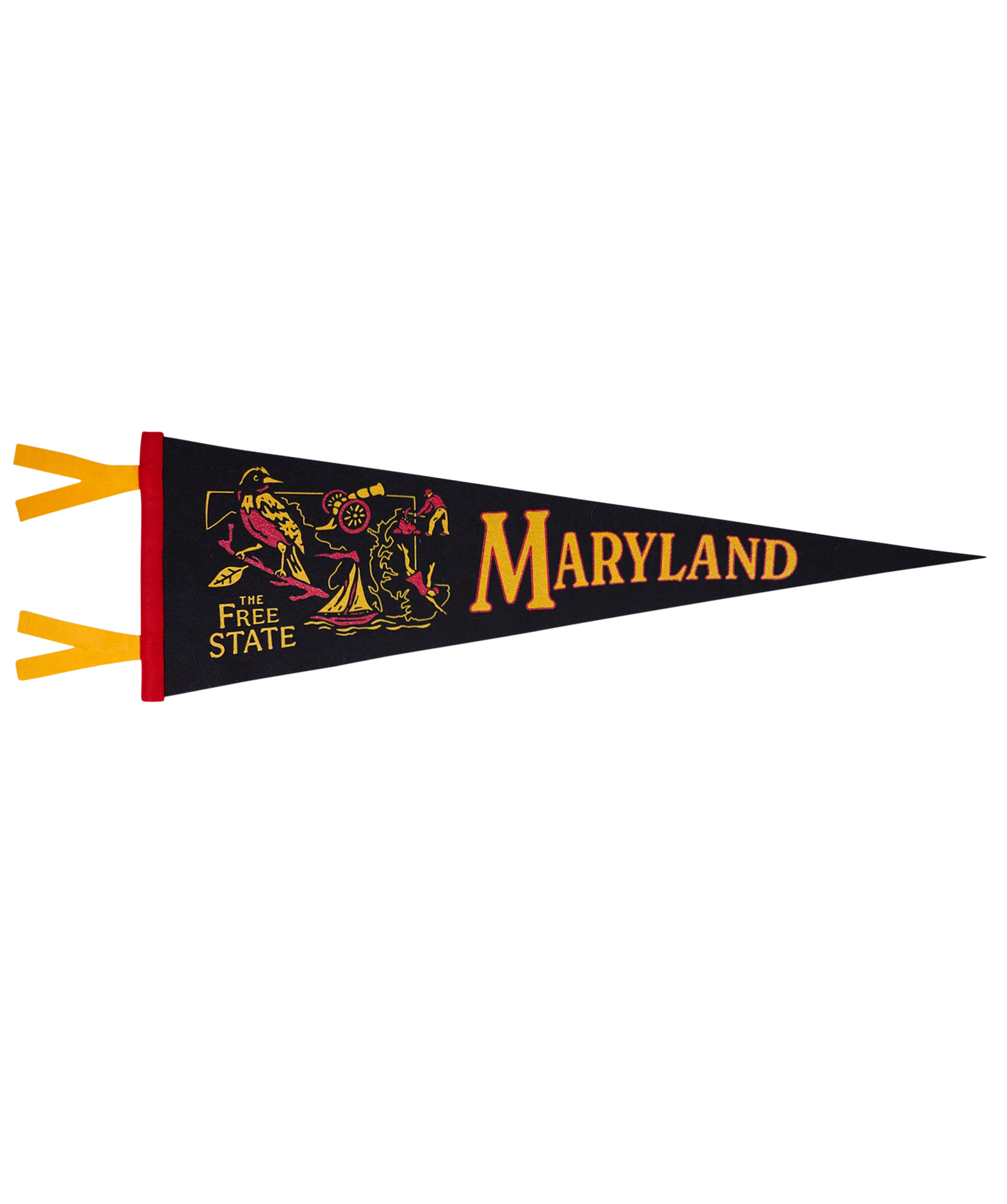 Maryland State Retro Wool Pennant