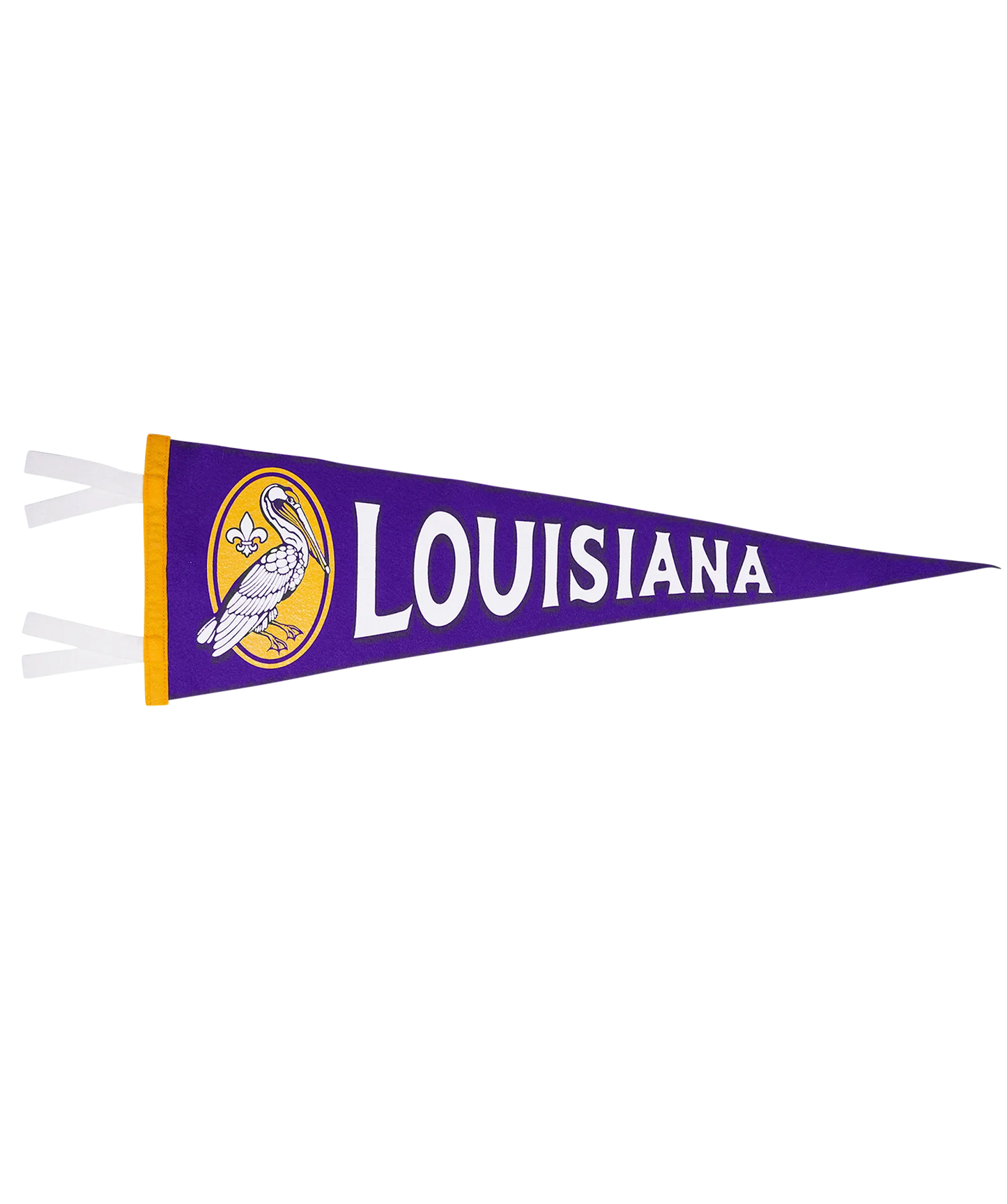 Louisiana State Retro Wool Pennant