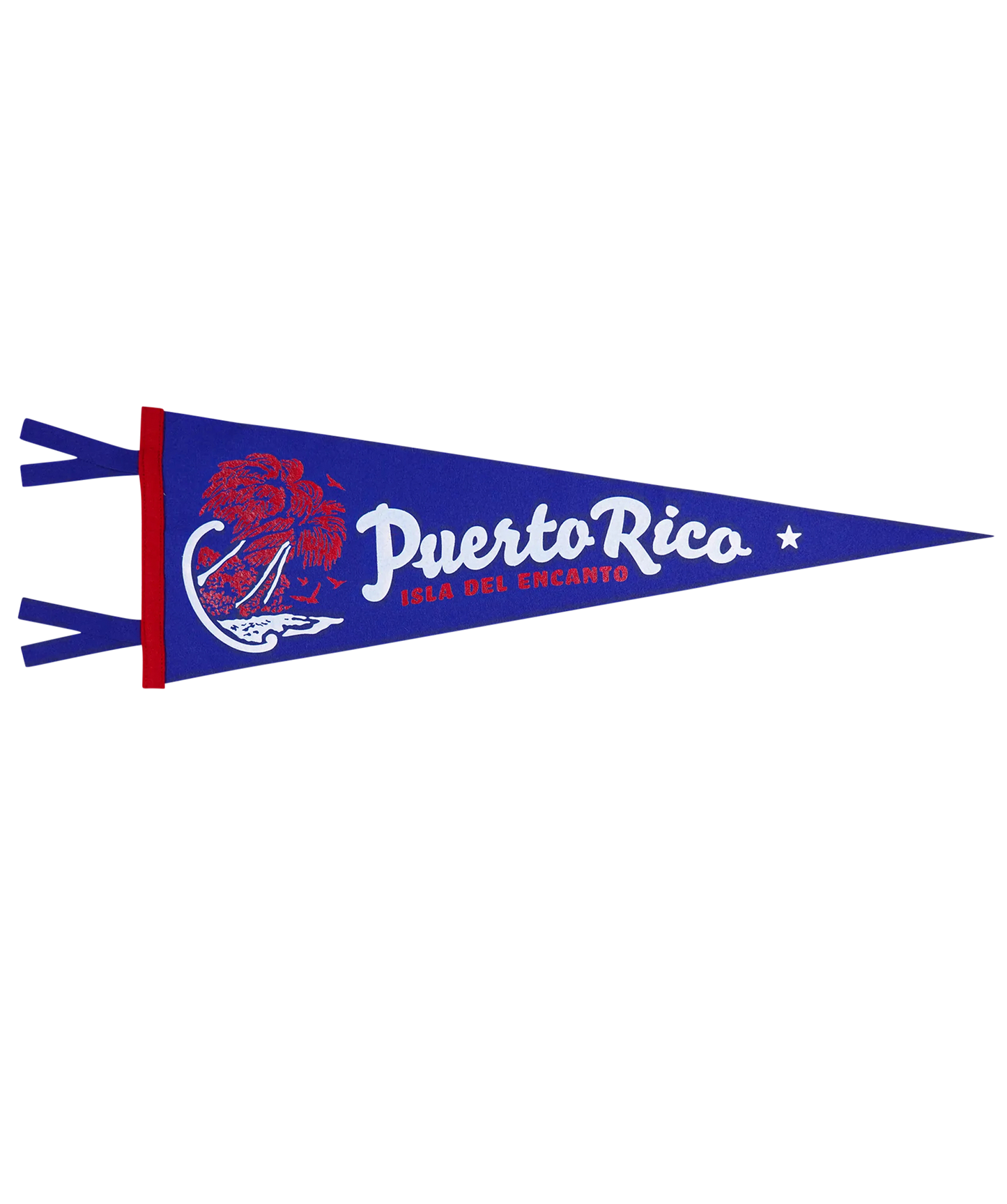 Puerto Rico Retro Wool Pennant