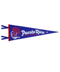 Puerto Rico Retro Wool Pennant