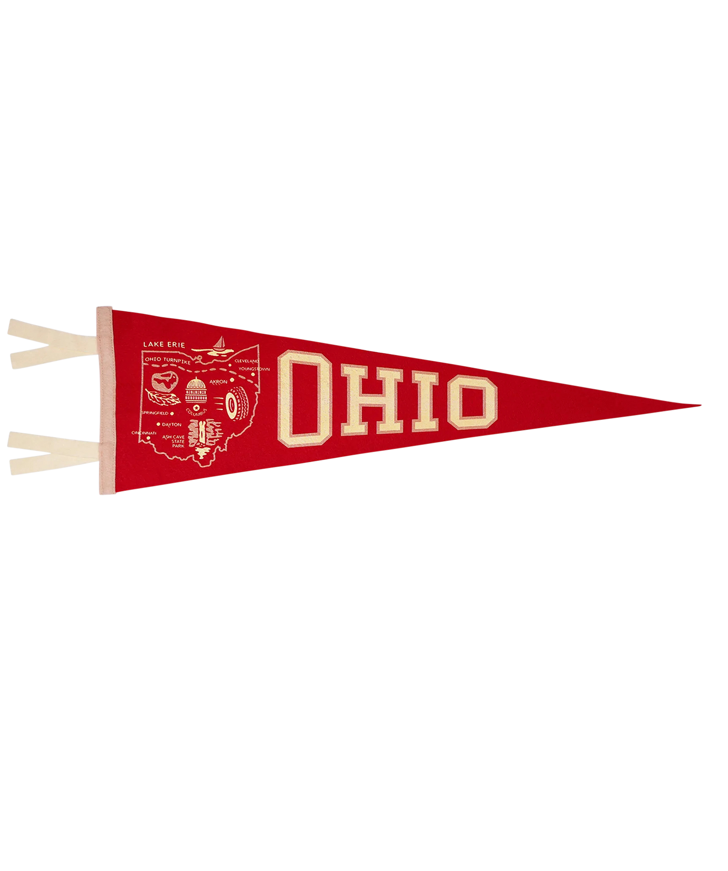 Ohio State Retro Wool Pennant