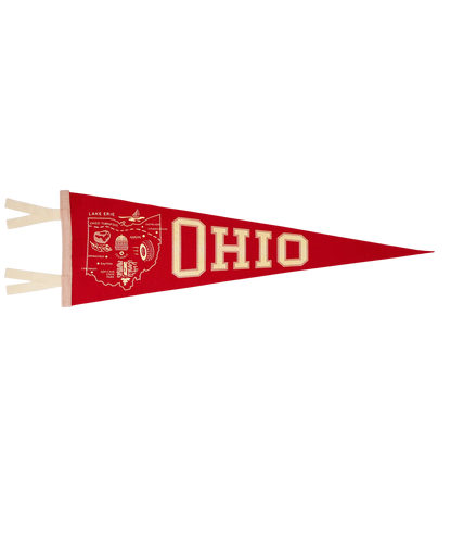 Ohio State Retro Wool Pennant