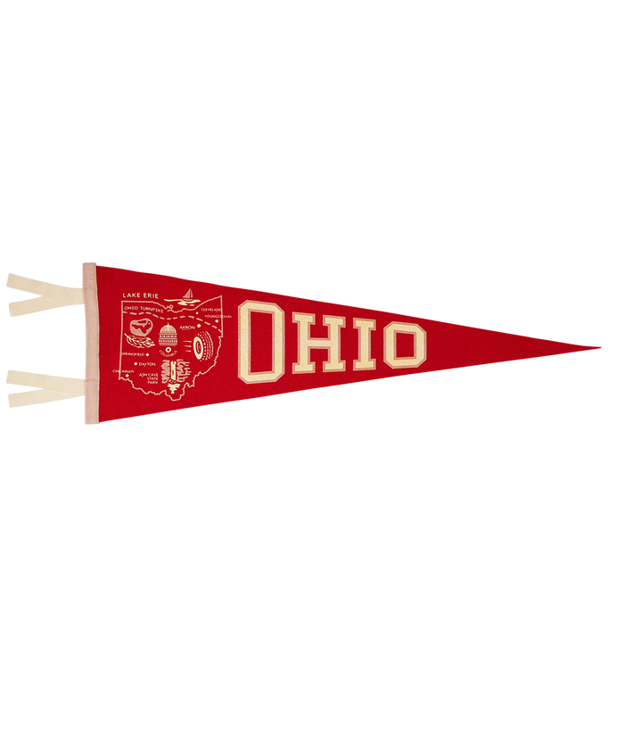 Ohio State Retro Wool Pennant