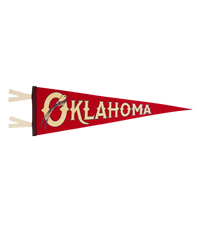 Oklahoma State State Retro Wool Pennant