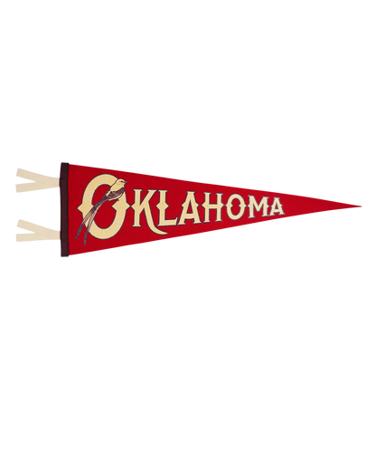 Oklahoma State State Retro Wool Pennant