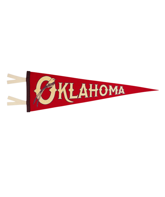 Oklahoma State State Retro Wool Pennant
