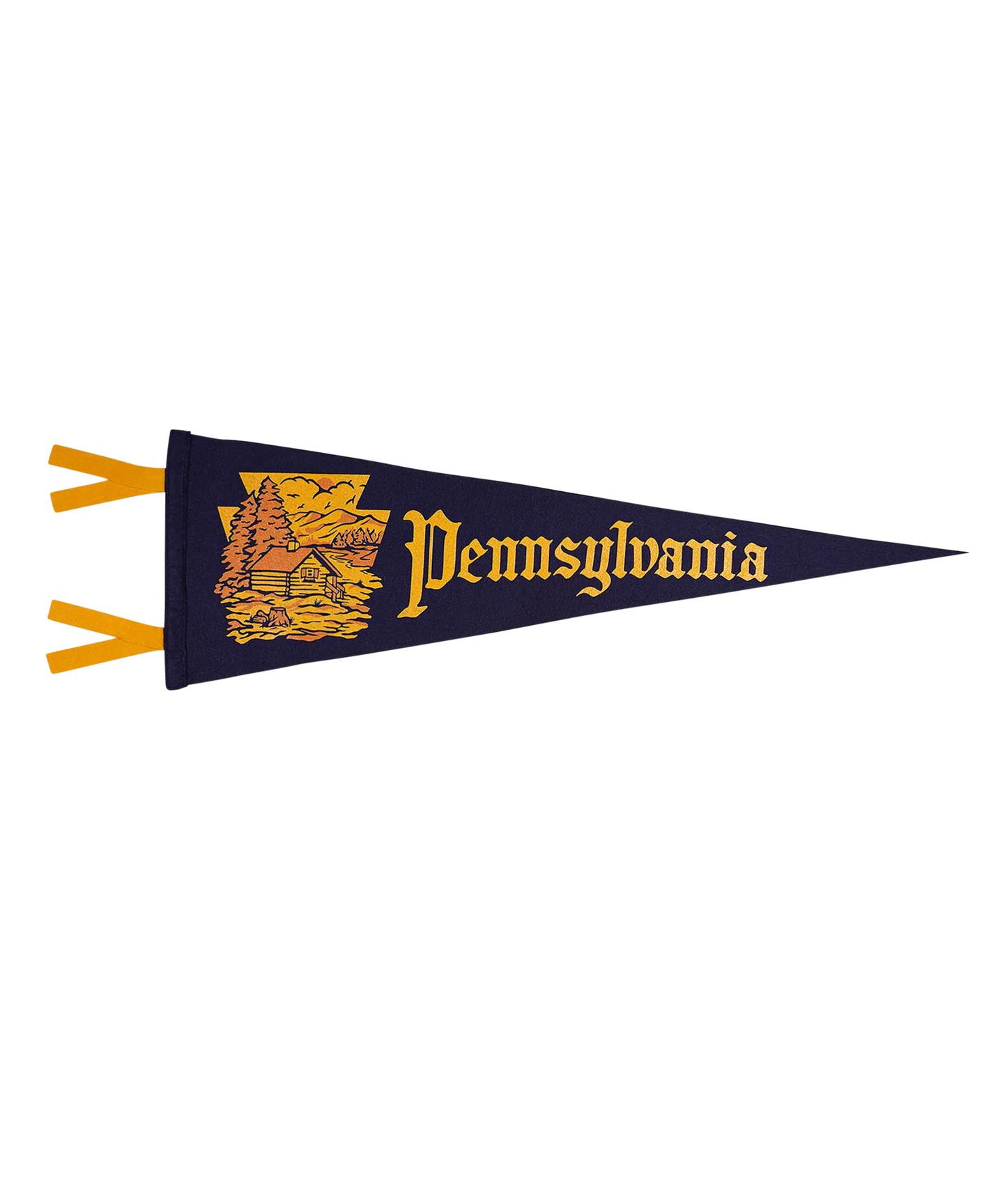 Pennsylvania State Retro Wool Pennant