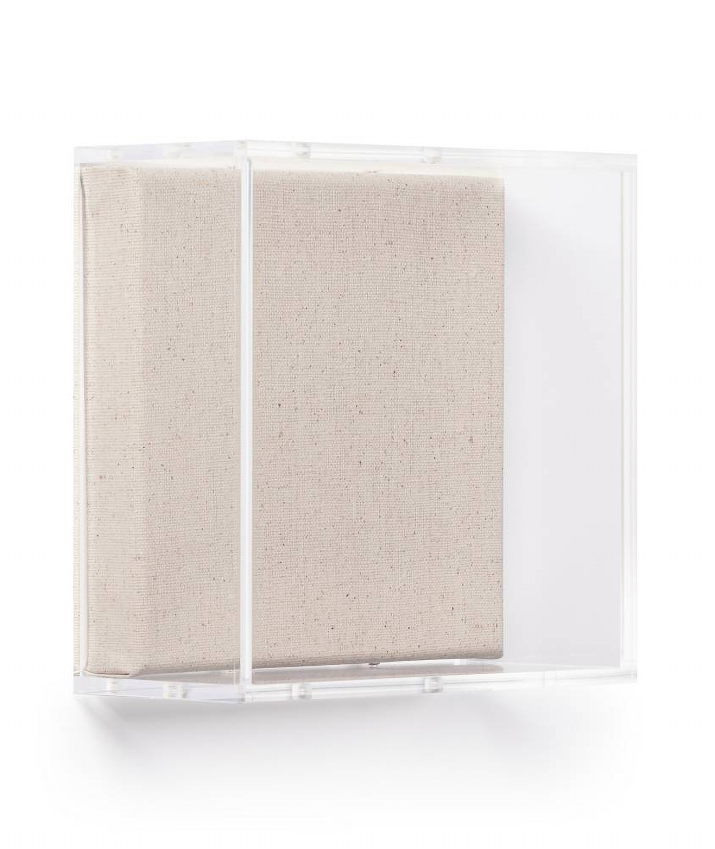 UV-grade Acrylic Shadowbox Linen Canvas Backing