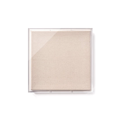Modern UV-Grade Acrylic Shadowbox with Linen Canvas 3" Depth