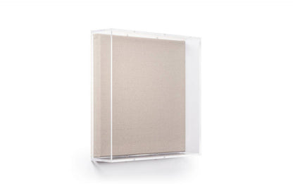 UV-grade Acrylic Shadowbox Linen Canvas Backing