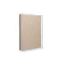 Modern UV-Grade Acrylic Shadowbox with Linen Canvas 2" Depth