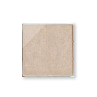 Modern UV-Grade Acrylic Shadowbox with Linen Canvas 2" Depth