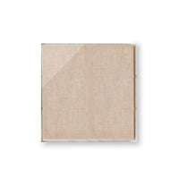 Modern UV-Grade Acrylic Shadowbox with Linen Canvas 2" Depth