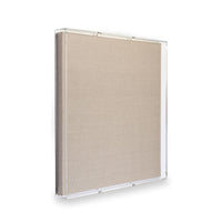 Modern UV-Grade Acrylic Shadowbox with Linen Canvas 2" Depth