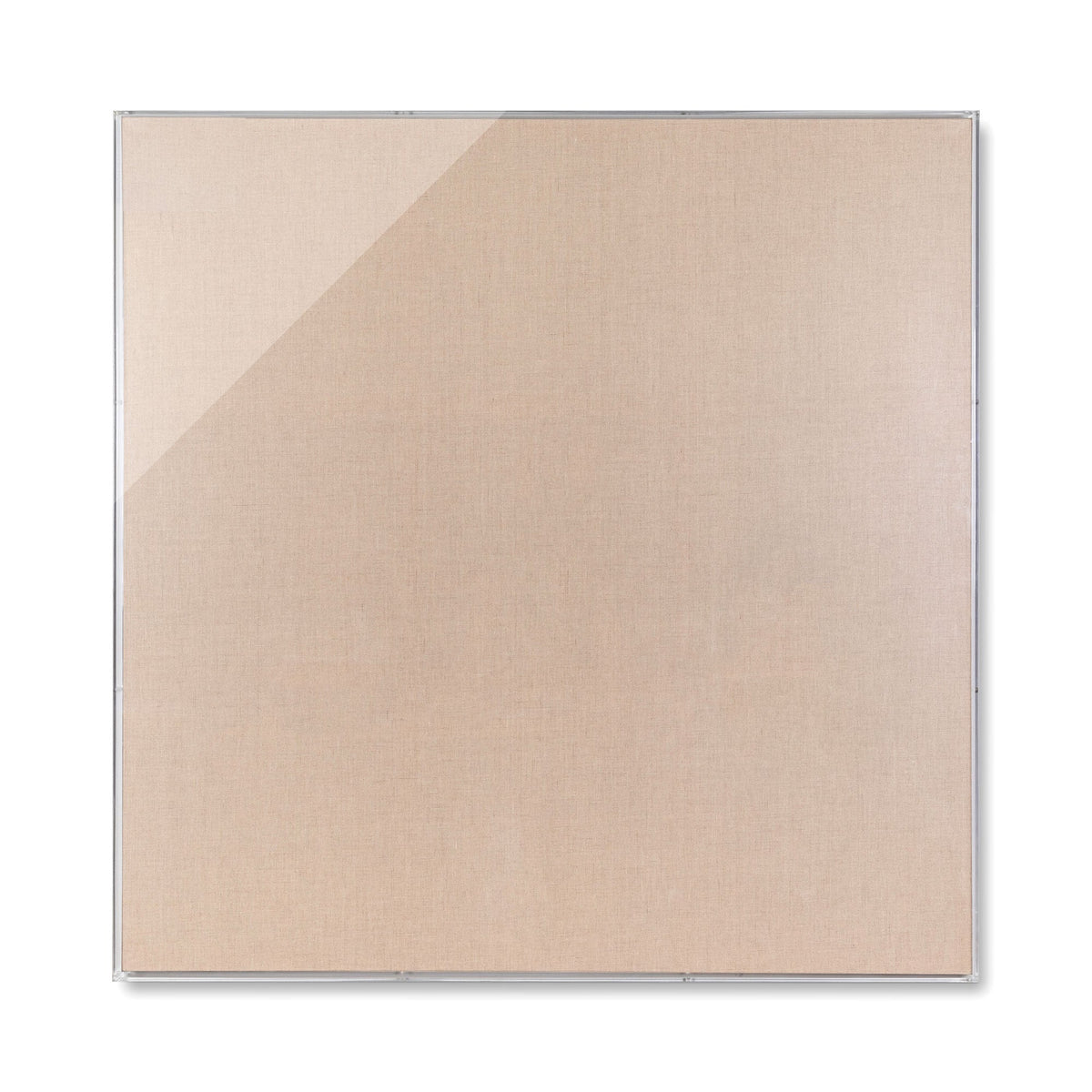 Modern UV-Grade Acrylic Shadowbox with Linen Canvas 2" Depth