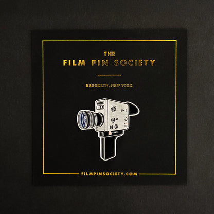 Super 8 Camera Enamel Pin
