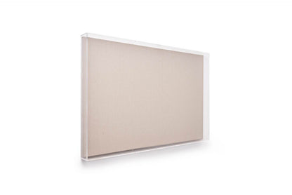 UV-grade Acrylic Shadowbox Linen Canvas Backing