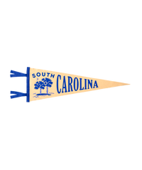South Carolina State Retro Wool Pennant
