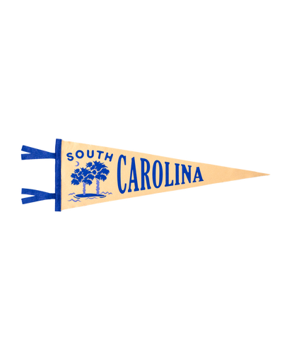 South Carolina State Retro Wool Pennant