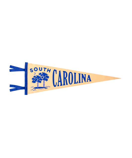 South Carolina State Retro Wool Pennant