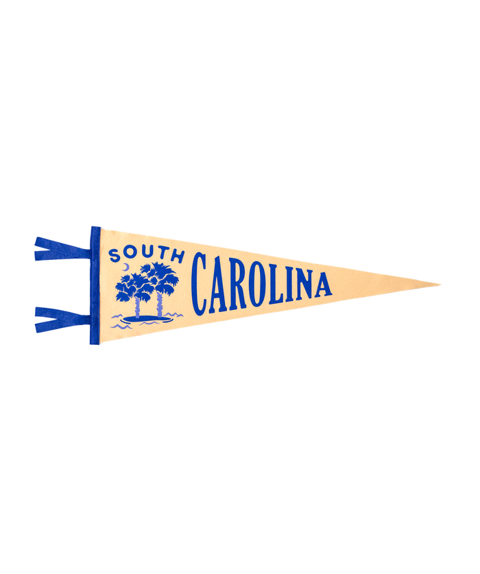 South Carolina State Retro Wool Pennant