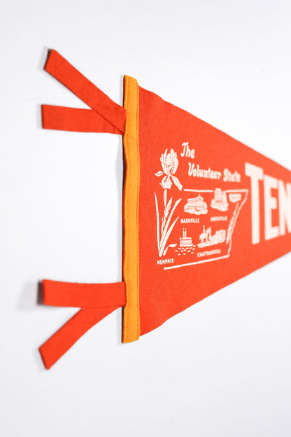 Tennessee State Retro Wool Pennant