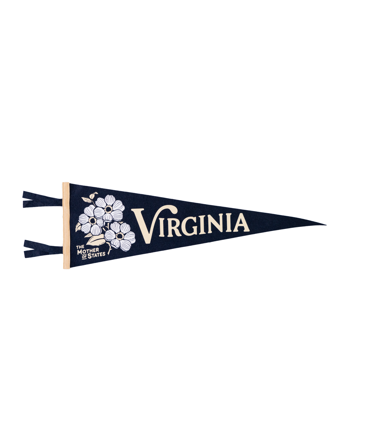 Virginia State Retro Wool Pennant
