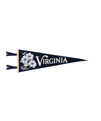 Virginia State Retro Wool Pennant