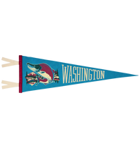 Washington State Retro Wool Pennant