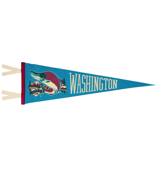 Washington State Retro Wool Pennant