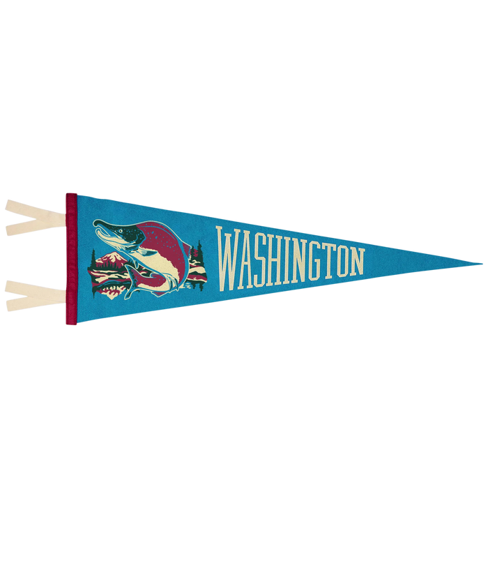 Washington State Retro Wool Pennant