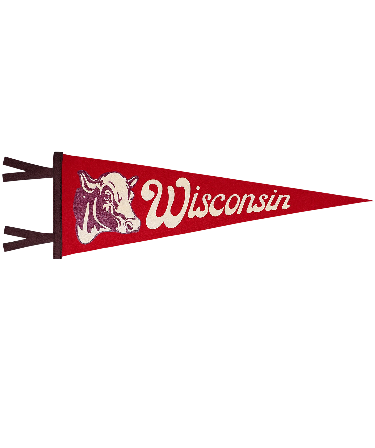 Wisconsin State Retro Wool Pennant