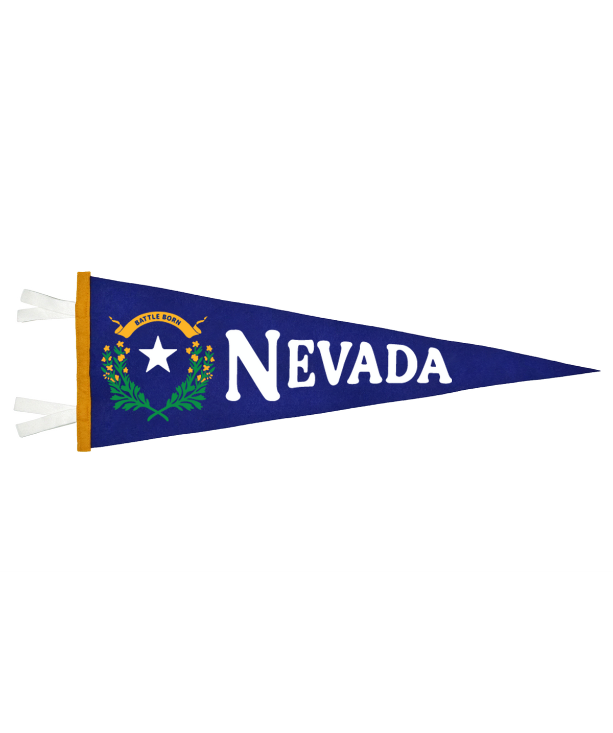 Nevada State State Retro Wool Pennant