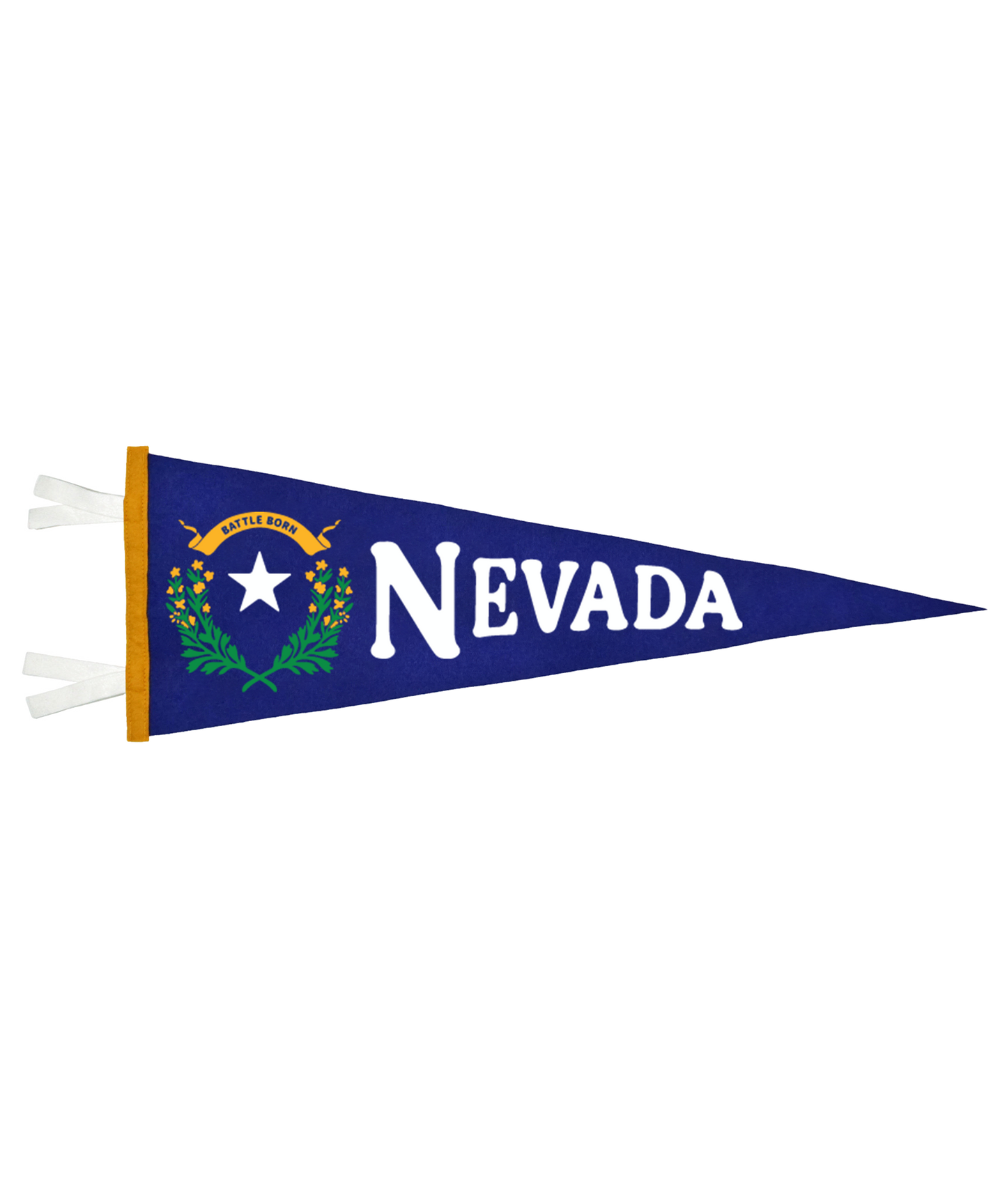 Nevada State State Retro Wool Pennant