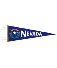 Nevada State State Retro Wool Pennant