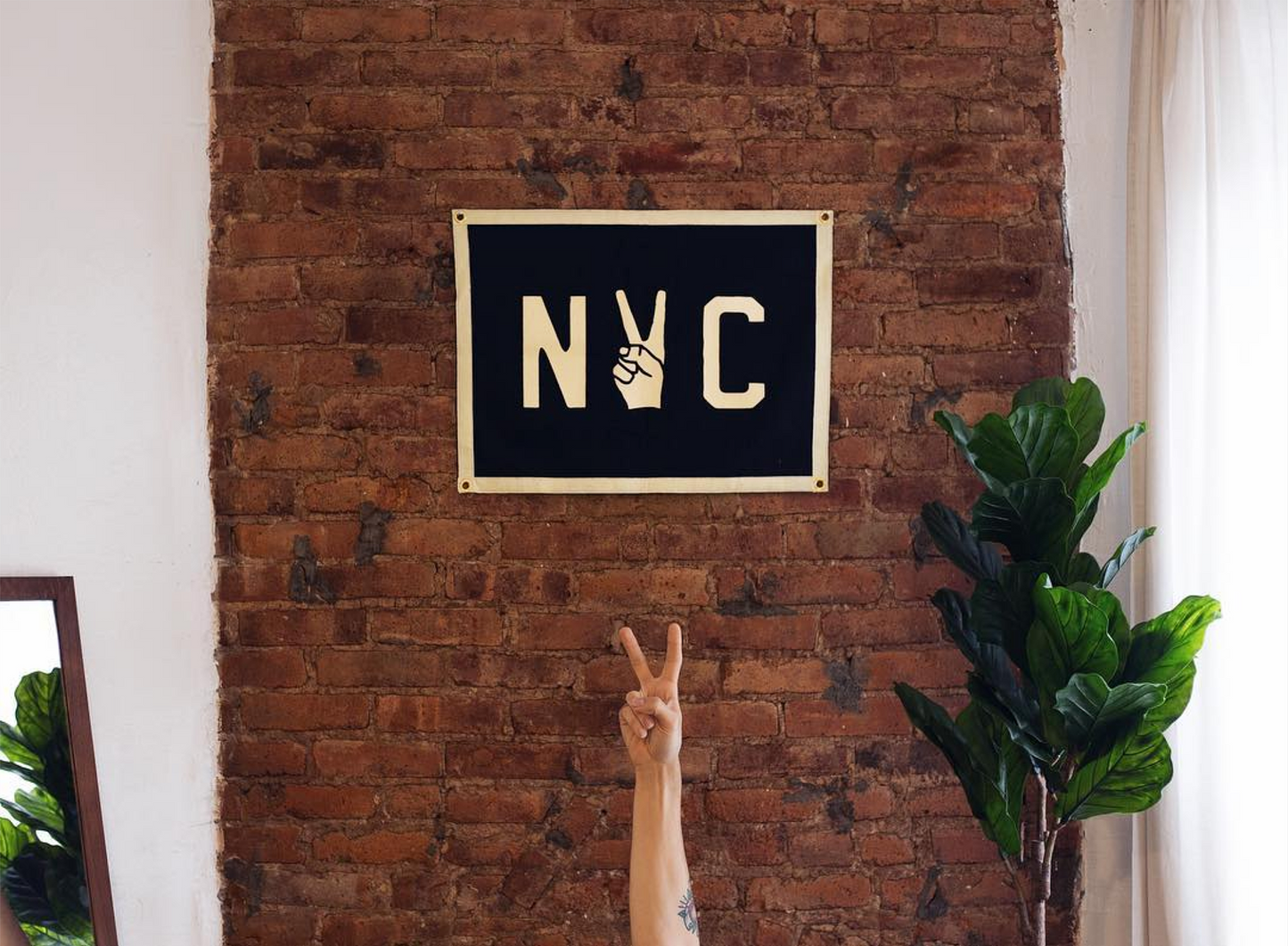 NYC Retro Camp Flag