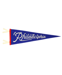 Philadelphia Retro Wool Pennant